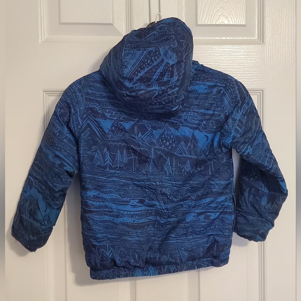 Patagonia Reversible Kids Down Jacket 3/4T - Picture 2 of 7